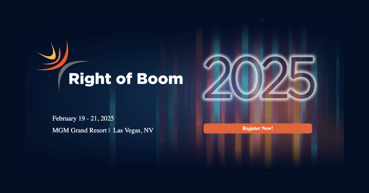 Join Us at Right of Boom 2025